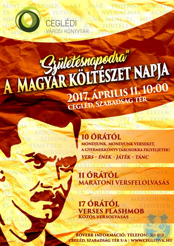 A Magyar Költészet Napja 2017.04.11.