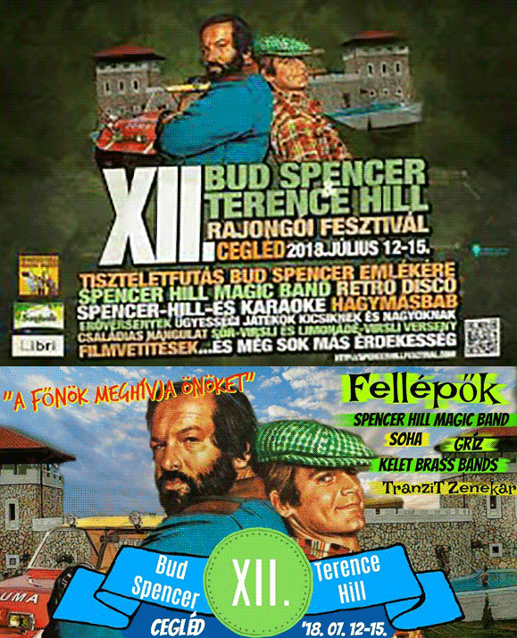 XII. Bud Spencer & Terence Hill rajongói fesztivál a Ceglédi Gyógyfürdő és Szabadidőközpontban