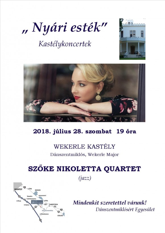 Szőke Nikoletta Quartet - Wekerle Kastély 2018.07.28.