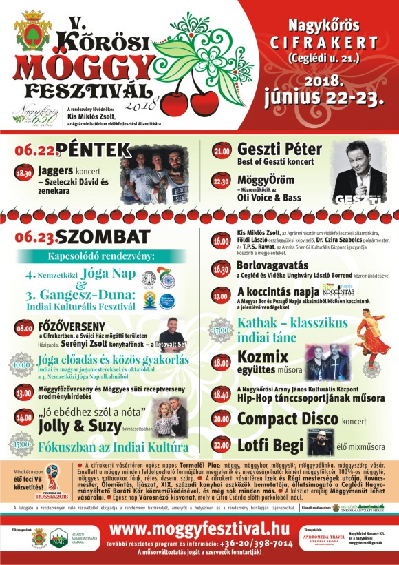 V. Kőrősi Möggy Fesztivál 2018. június 22-23.