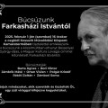 Búcsúzunk Farkasházi Istvántól