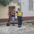 Rolleres rongált meg gázvezetéket