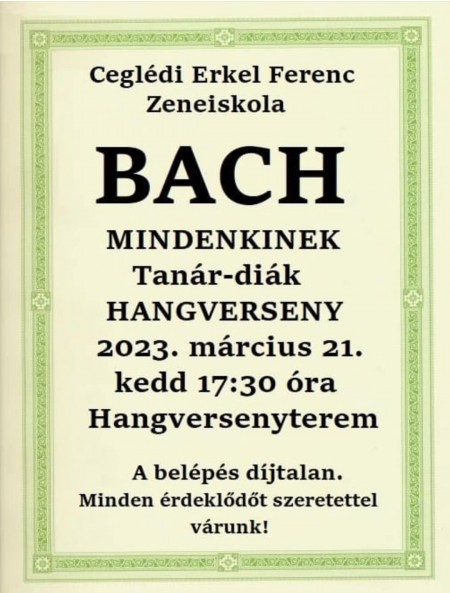 Bach mindenkinek