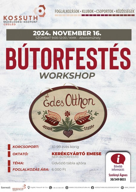 Bútorfestés workshop