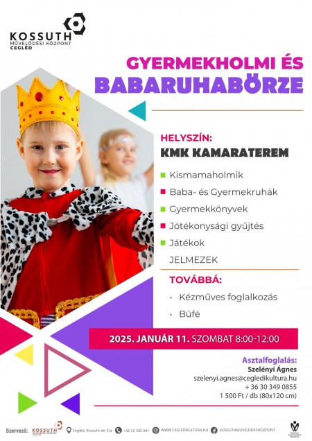 Gyermekholmi és babaruhabörze