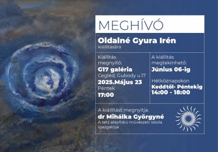 Oldalné Gyura Irén kiállítás