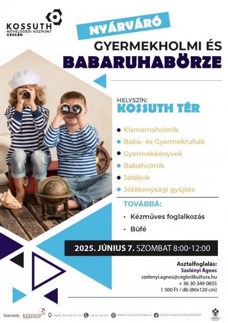 Nyárváró gyermekholmi és babaruhabörze