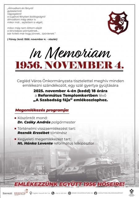 In memoriam 1956. november 4.