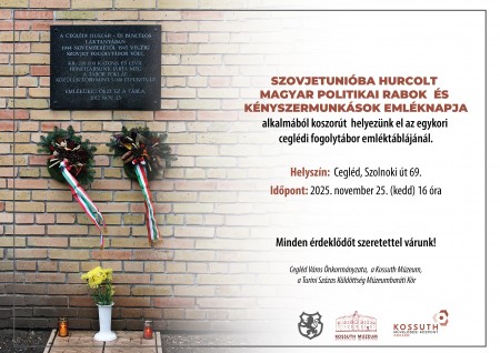 Koszorúzás az emléktáblánál