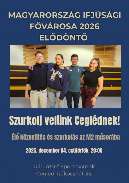 Szurkolj velünk Ceglédnek!