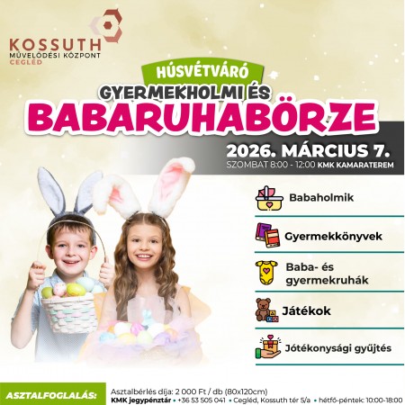 Húsvétváró gyermekholmi és babaruhabörze