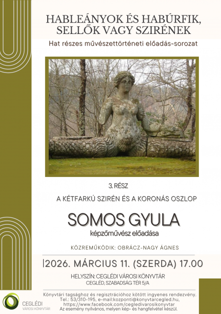 A kétfarkú szirén és koronás oszlop