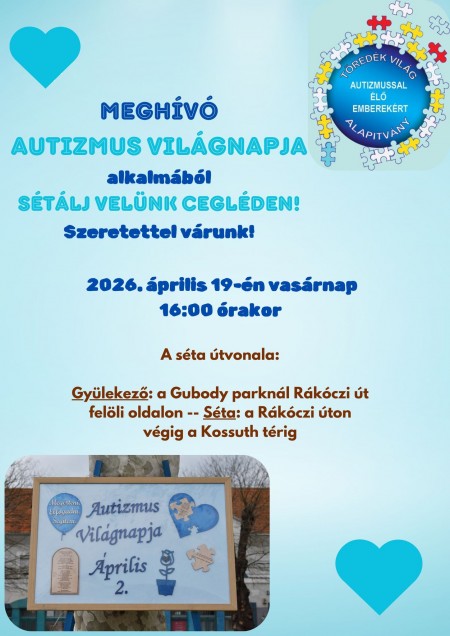 Séta az autizmussal élőkért