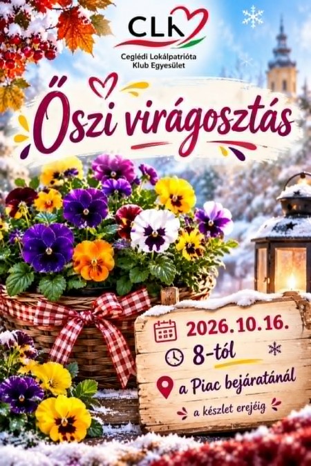 Őszi virágosztás